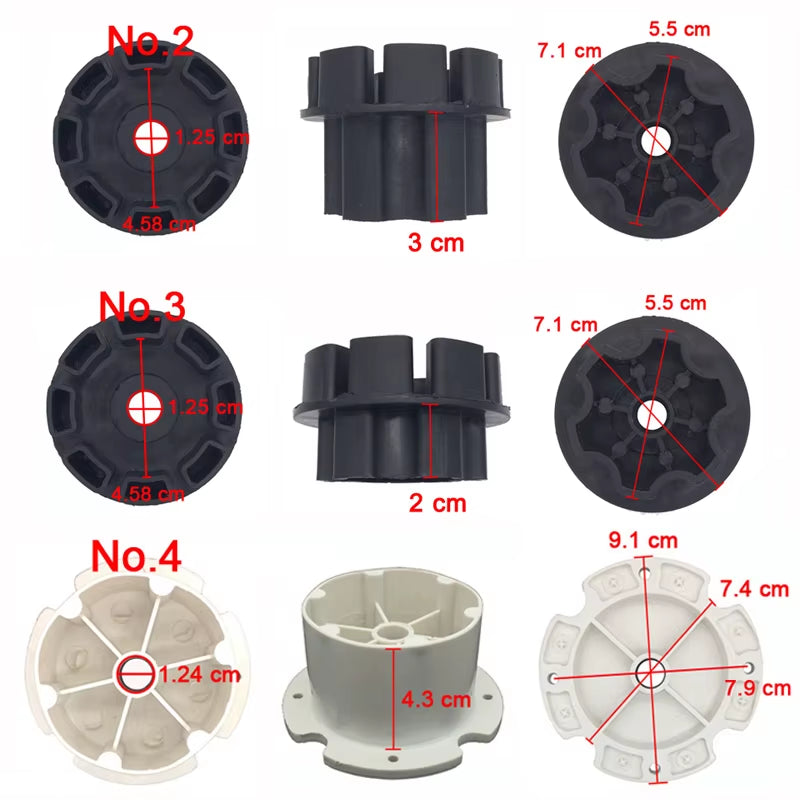 Children Electric Car Tire Adapter Connection Clip for Gear Box,Kid'S Toy Car Gearbox Coupler,Baby Motorcycles Wheel Clip