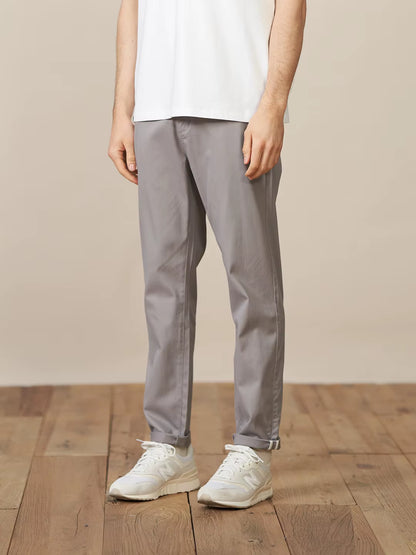 2025 Autumn New Casual Pants Men Cotton Slim Fit Chinos Fashion Trousers Male Brand Clothing plus Size Pant 482