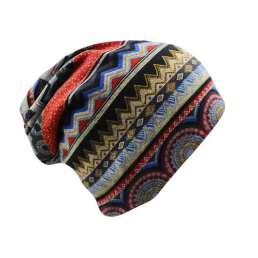 New Women Beanies Skullies Lady Fashion High Quality Hip Hop Floral Winter Hats Scarf Adult Polyester Autumn Outdoor Hats Sale