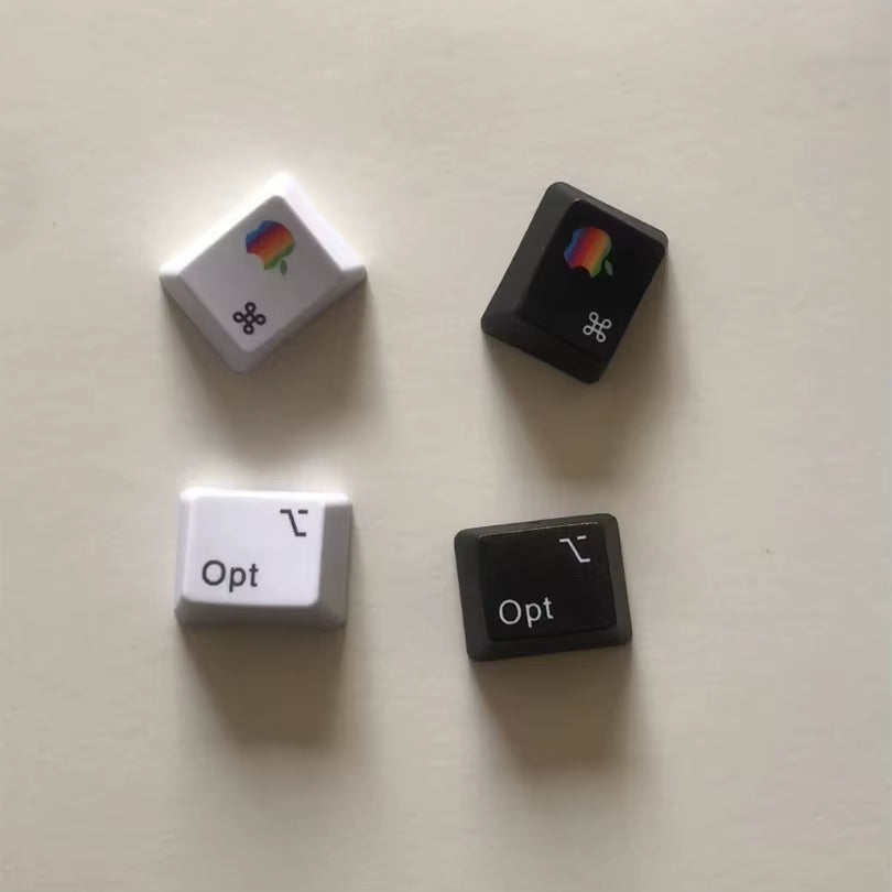 PBT Keycaps MAC Commond and Option Keys Dye-Sublimation Cherry MX Key Caps for MX Switches Mechanical Gaming Keyboard