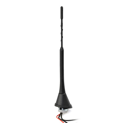 Active DAB/DAB Antenna Digital Radio FM/AM Estate Roof Antenna with SMB/SMA Plug DIN Adaptor Car Radio Vehicle Splitter Amplifi