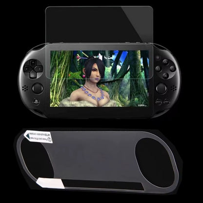 Tempered Glass Front+Back Clear Screen Protector Cover Protective Film Guard for Sony Playstation Psvita PS Vita PSV 2000 Slim