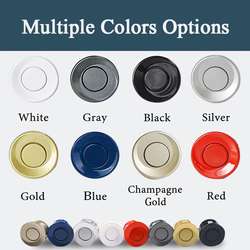 4 Pieces Sensors Parking Sensor 22Mm Black Red Blue Gold Grey Silver Champagne Gold / White Color Car Reverse Probe