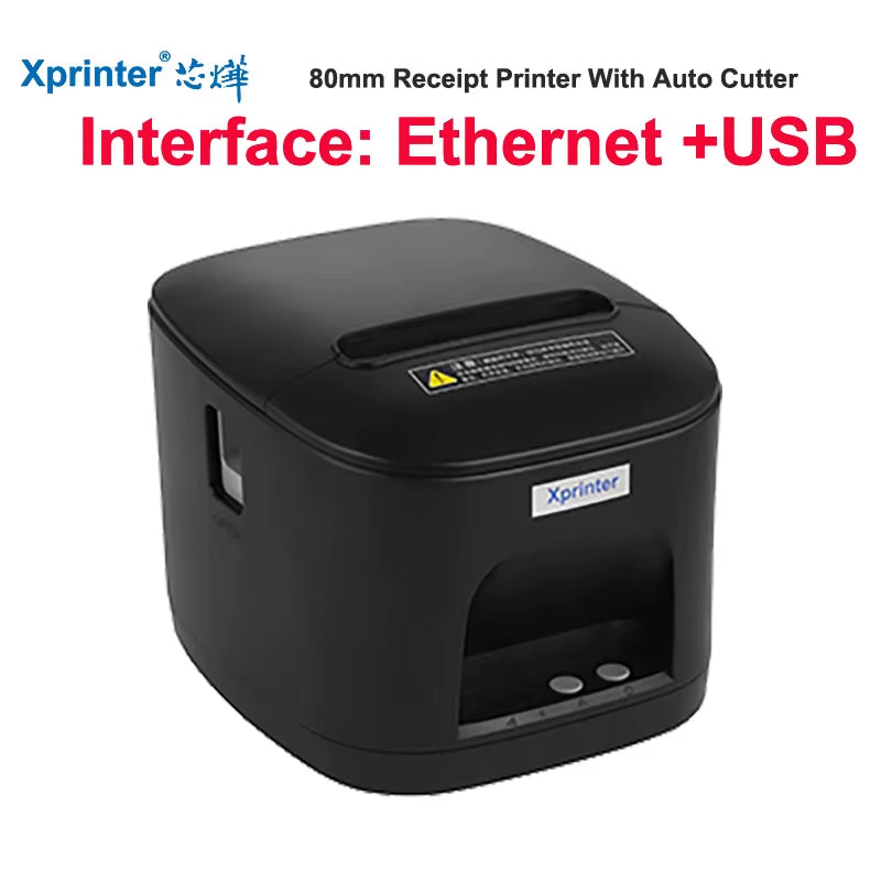 80Mm Auto-Cutter Thermal Receipt/Bill Printer 200MM/S POS with Usb/Ethernet/Bluetooth/Wifi for Kitchen/Restaurant