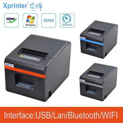 80Mm Auto-Cutter Thermal Receipt/Bill Printer 200MM/S POS with Usb/Ethernet/Bluetooth/Wifi for Kitchen/Restaurant