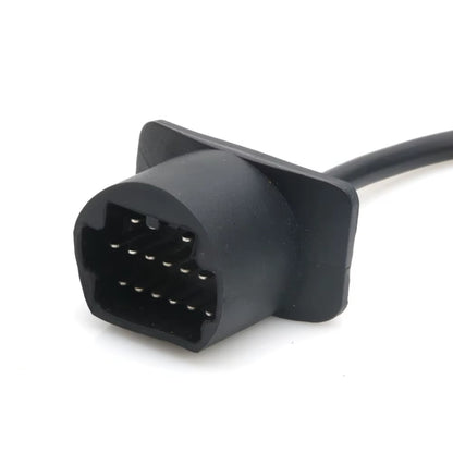 17 Pin to 16 Pin Cable OBDII OBD2 Cable Diagnostic Adapter Connector for Mazda