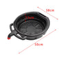 6/8/10L Oil Receiving Basin Oil Change Drain Pan Cleaning Oil Drain Container Leakproof for Car Motorcycle Auto Repair Tool