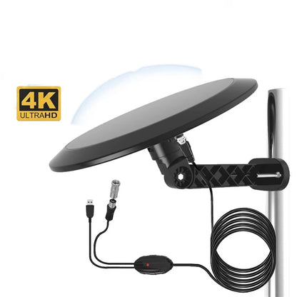 NEW New Outdoor TV Antenna Amplified HDTV Digital Antenna 10M High Quality Coaxial Cable Ooutdoor/Indoor TV Anteena