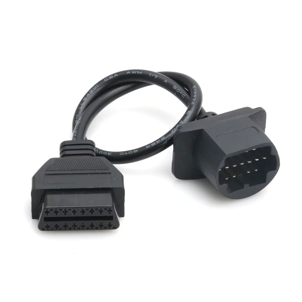 17 Pin to 16 Pin Cable OBDII OBD2 Cable Diagnostic Adapter Connector for Mazda