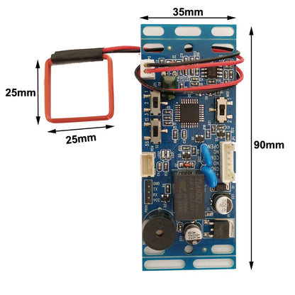 RFID EM/ID Embedded Door Access Control Intercom Access Control Lift Control with 2Pcs Mother Card 10Pcs Em Key Fob