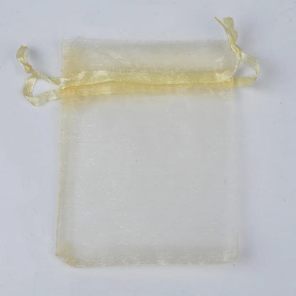 50Pcs/Lot 24 Colors Jewelry Bag Organza Gift Bags for Jewelry Packaging Bags Wedding Gift Storage Drawstring Pouches Wholesale