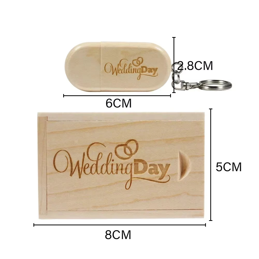Personality Gift Wood Creative Pen Drive LOGO Customized U Disk USB 2.0 Pendrive 4GB 8GB 16GB 32GB 64GB 128GB