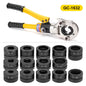 Europe Warehouse Hydraulic Pex Pipe Crimping Tools for Pex,Stainless Steel and Copper Pipe with TH,U,V,M,VAU Jaws