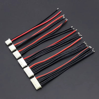 5Pcs / Lot 2S 3S 4S 5S 6S Lipo Battery Balance Charger Plug Line/Wire/Connector 22AWG 100Mm JST-XH Balancer Cable Good Quality