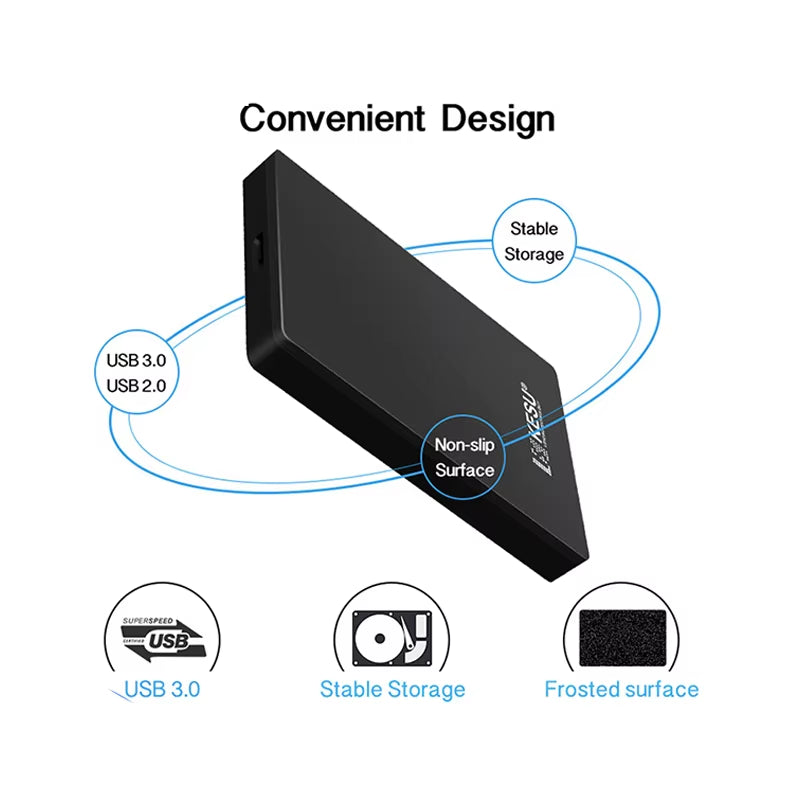 HDD 2.5" Portable External Hard Drive 2Tb/1Tb/500Gb/750Gb USB3.0 Disk Memory for PC Tablets PS4 Notebook Desktop Computer