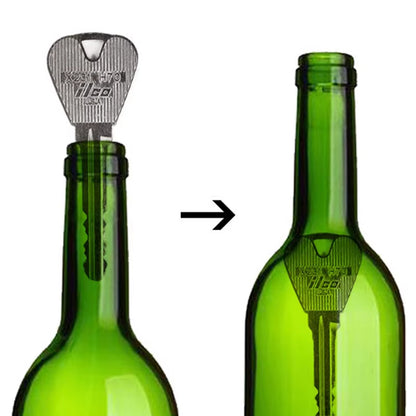 2 Pcs New Magic Trick Toy Folding Key Thru Bottle or Ring Penetration Magic Trick Props Magic Joke Toy Easy to Play