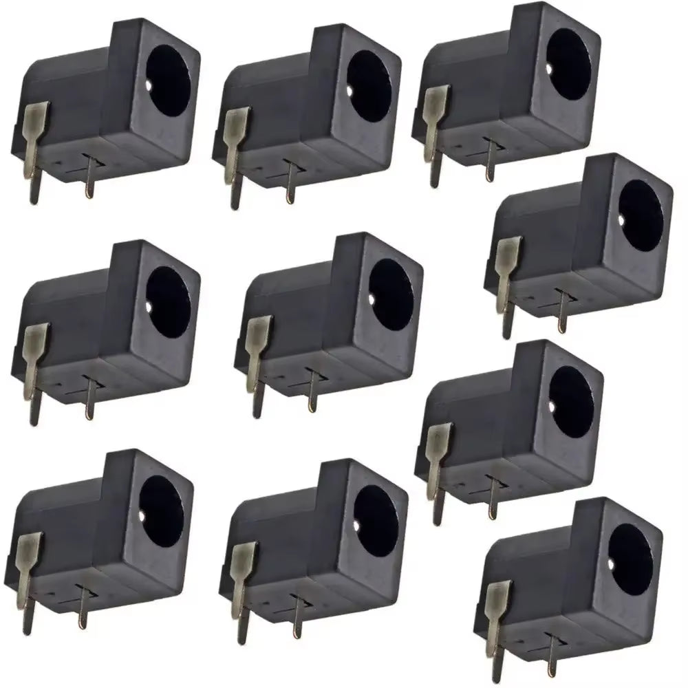 10Pcs Breadboard-Friendly 2.1Mm DC Barrel Jack DC005