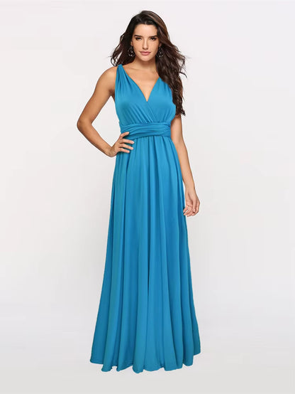 Sexy Women Boho Maxi Club Dress Red Bandage Long Dress Party Multiway Bridesmaids Convertible Infinity Robe Longue Femme