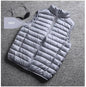 Spring Man 90% Duck down Vest Ultra Light Jackets Men Fashion Sleeveless Outerwear Coat Autumn Winter Coat