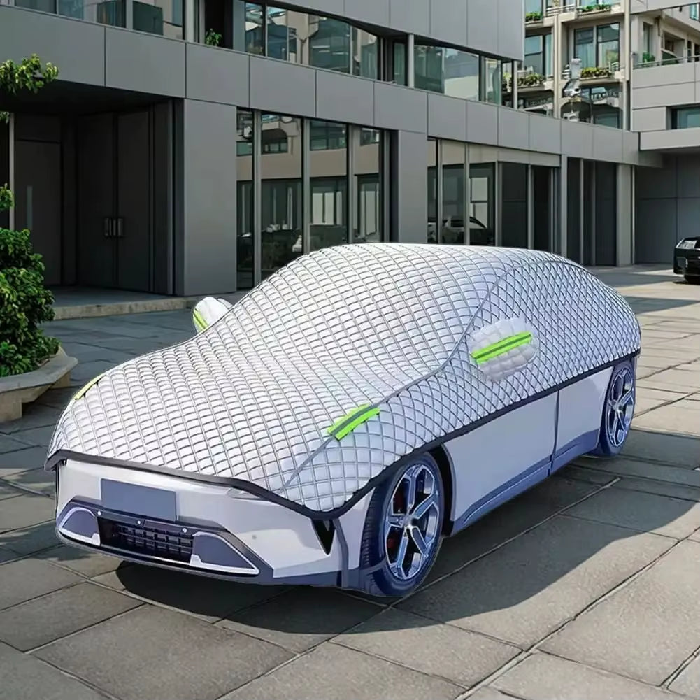 Car Cover Outdoor Protection Waterproof Four Seasons Windshield Protection Hail Protector Snow Cover Sunshade Frost Cover Parts