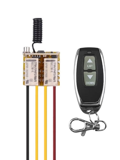 3.7V 4.2V 4.5V 5V 6V 7.4V 9V 12V Mini Motor Remote Switch Motor Forwards Reverse up down Stop Wireless Controller Motor RF RX TX