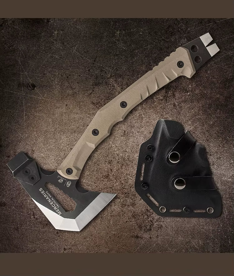 HX Tactical Engineer Axe Rescue Camp Artillery Fire Rescue Axe Hammer Survival Firefighter Camping Supplies Axe Tomahawk