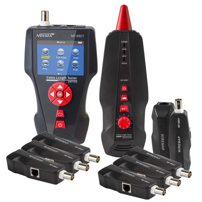 Original  NF-8601W Multifunction Network Cable Tester RJ45 RJ11 BNC POE PING Crosstalk Test Network Wire Cable Tracker