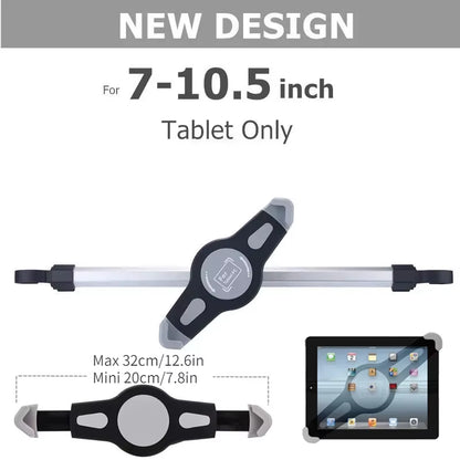 Tablet Holder for Tablet PC Car Back Seat Headrest Mounting Holder Tablet Universal 7-15'' for Ipad Xiaomi Samsung Clip Mount