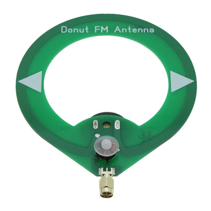 AA58 Donut FM Antenna 75M-135Mhz FM Antenna SMA Male Interface Mini Loop Antenna