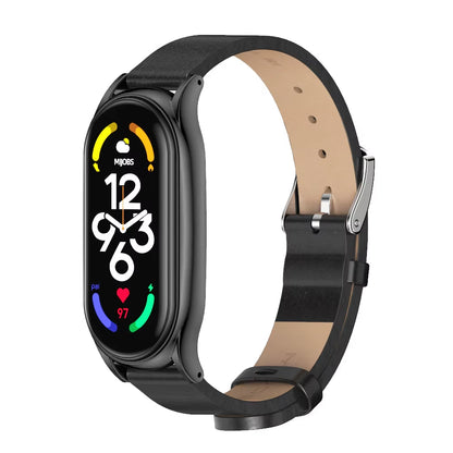 Strap for Mi Band 10 9 8 7 6 5 4 3 Bracelet Silicone Wristband for Xiaomi Mi Band 8 Metal Strap for Mi Band 7 Watchband Leather