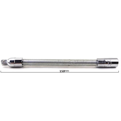 150Mm Flexible Extension Bars 1/4" Drive 6.3Mm Socket Tool Ratchet 1/4" Flexible Shaft Screwdriver Bit  Extension