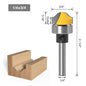 3/4" Faux Panel Ogee Groove Router Bit - 1/4" 1/2''8" 12Mm Shank Woodworking Cutter Tenon Cutter for Woodworking Tools