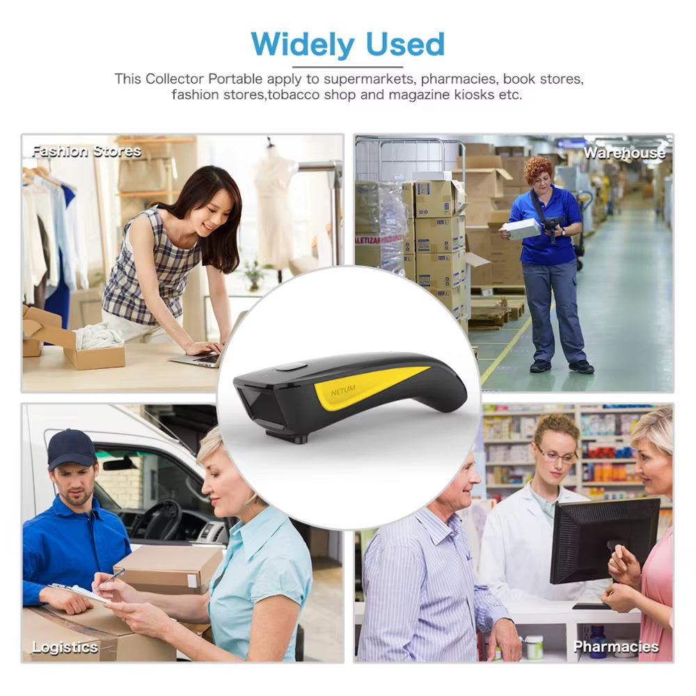 C750 Bluetooth QR 2D Barcode Scanner and C830 Wireless Laser 1D Usb Bar Code Reader for IOS Android Windows Mobile Payment