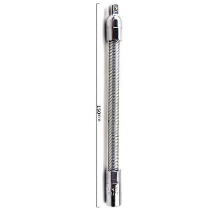 150Mm Flexible Extension Bars 1/4" Drive 6.3Mm Socket Tool Ratchet 1/4" Flexible Shaft Screwdriver Bit  Extension