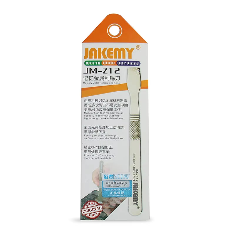 Phone Repair Tools Memory Metal Tin Scraping Knife Solder Paste Mixing Knife Spudger Pry Opening for Iphone Repair Tools