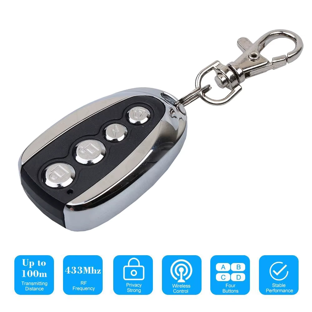 Remote Control Cloning Gate for Garage Door Car Alarm Products Keychain 433 Mhz