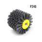 1 Pcs 120X100X19Mm Nylon Abrasive Wire Drum Polishing Wheel Electric Brush for Woodworking Metalworking