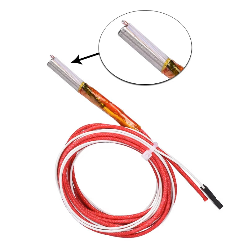 100K Ohm NTC 3950 Thermistors Temperature Sensor with Cable Dupont Head for Reprap Mendel MK2A MK2B Heated Bed 3D Printers Parts
