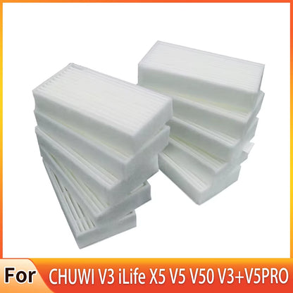 Vacuum Cleaner Filters HEPA Filter for CHUWI V3 Ilife X5 V5 V50 V3+ V5PRO ECOVACS CR130 Cr120 CEN540 CEN250 ML009 Cleaner