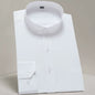 Men'S Classic Long Sleeve Standard-Fit Dress Shirts Formal Business Social Simple Basic Design White Work Office Casual Shirt