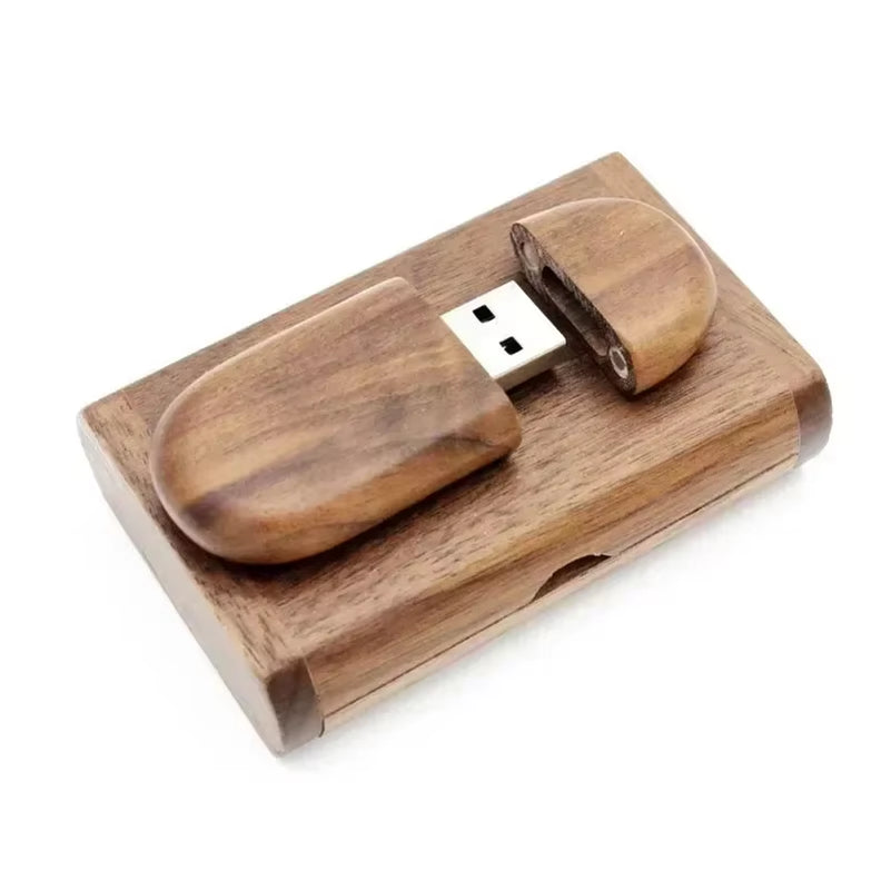 USB Flash Drive 2.0 128GB Memory Stick Wooden/Bamboo Free Logo Pendrive 4GB 8GB 16GB 32GB 64GB Pen Drive Wedding Gifts
