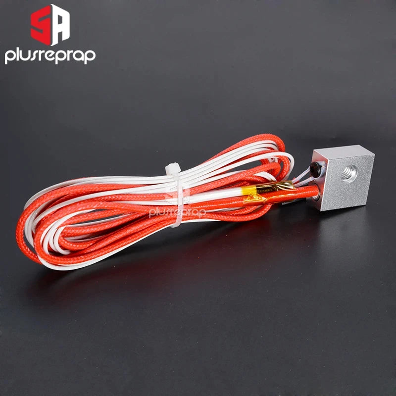 MK8 Extrusion V5 J-Head Hotend Heating Aluminum Block 20X20X10Mm with Thermistor Ceramic Heater 12V 24V 40W for 3D Printer Part