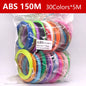 Filament 1.75Mm for 3D Pen 20/ 30 Colors Brilliant Color Filament ABS / PLA/ PCL No Smell Safety Plastic 3D Print Pen Filament