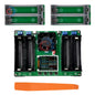18650 21700 Type-C 4Channel Battery Capacity Tester LCD Display Mah Lithium Digital Battery Detection Module for Battery Testing