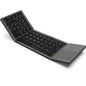 New Portable Mini Three Folding Bluetooth Keyboard Wireless Foldable Touchpad Keypad for IOS Android Windows Ipad Tablet