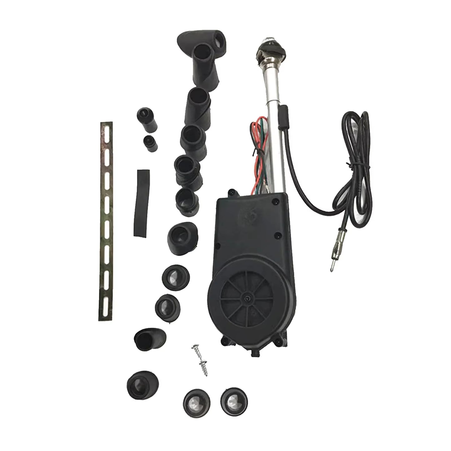 Car Electric Telescopic Car Antenna Radio Antenna Modification Kit/Strong Adaptability12V External Car Automatic Lifting Antenna