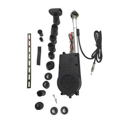 Car Electric Telescopic Car Antenna Radio Antenna Modification Kit/Strong Adaptability12V External Car Automatic Lifting Antenna