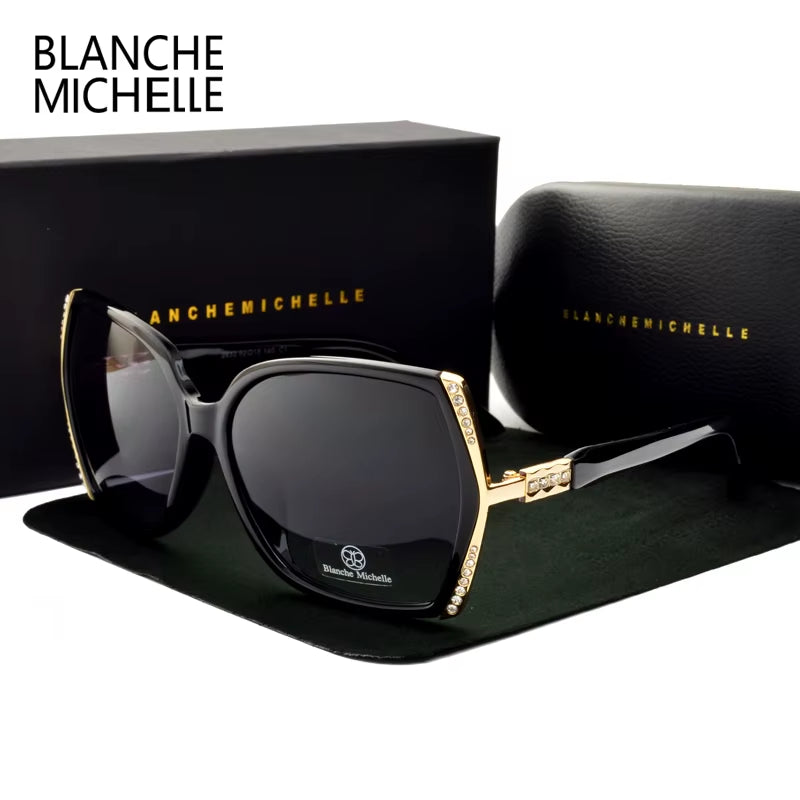 High Quality Polarized Sunglasses Women Brand Designer UV400 Vintage Sun Glasses Driving Gradient Sunglass Woman 2021 with Box