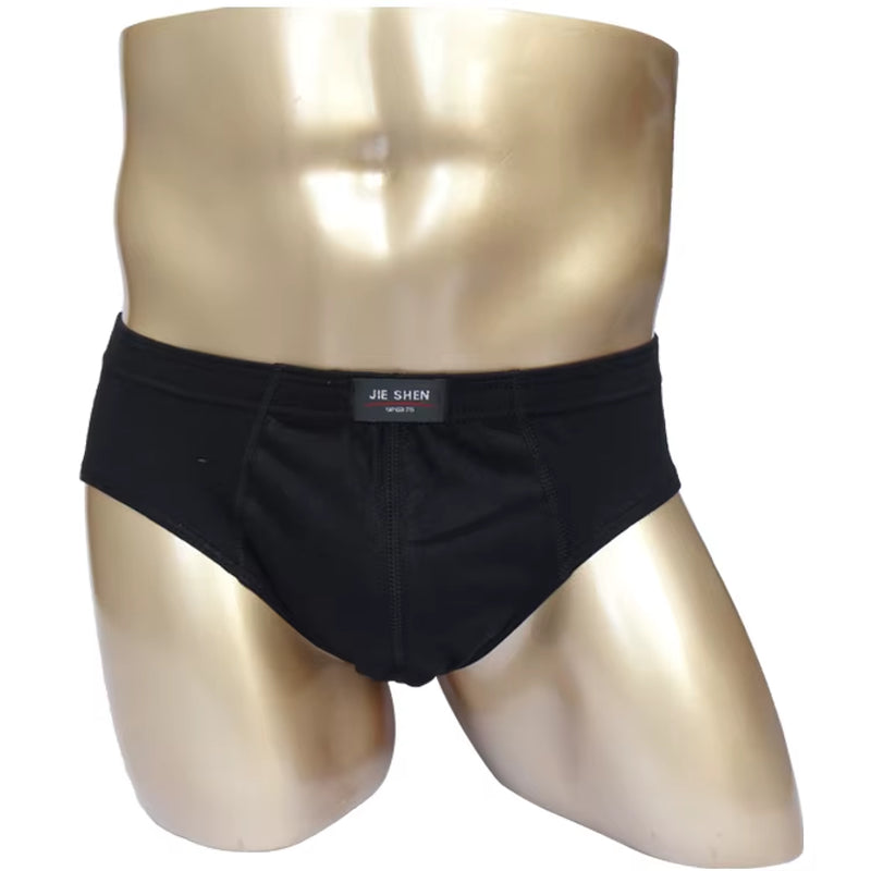 Mens Briefs 100% Cotton plus Size Men Underwear L/XL/XXL/XXXL/4XL/5XL Men'S Breathable Panties 1PCS