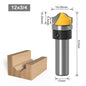 3/4" Faux Panel Ogee Groove Router Bit - 1/4" 1/2''8" 12Mm Shank Woodworking Cutter Tenon Cutter for Woodworking Tools